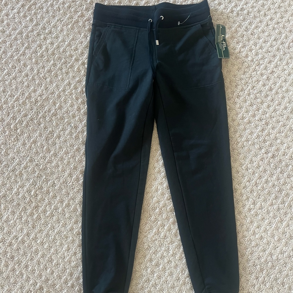 Lauren Ralph Lauren Black Activewear Pants